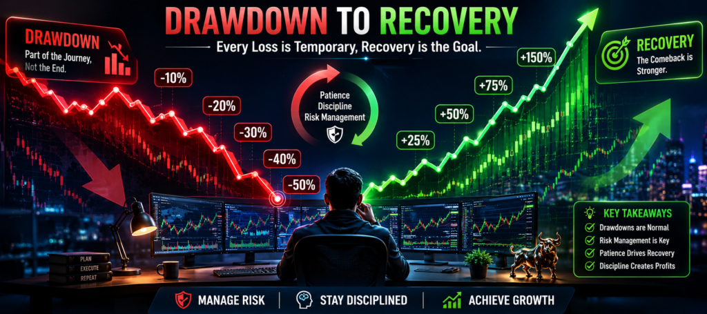Fig 1.2 Drawdown recovery infographic